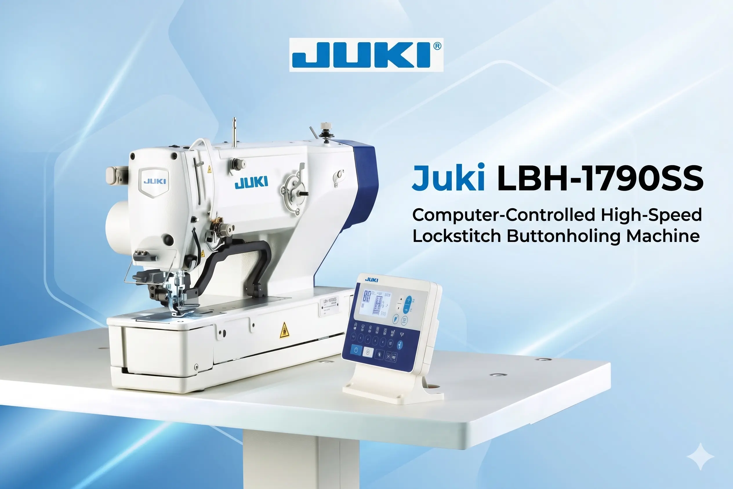 LBH-1790SS Computer-controlled buttonholing machine