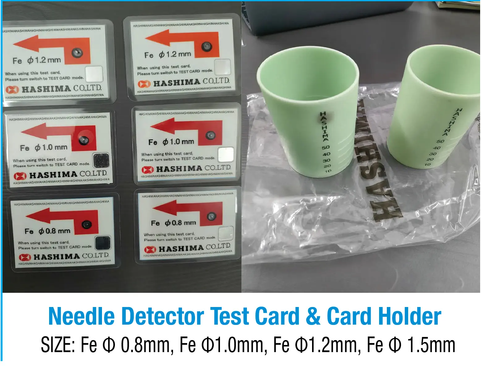 Hashima Needle Detector Test Box & Card