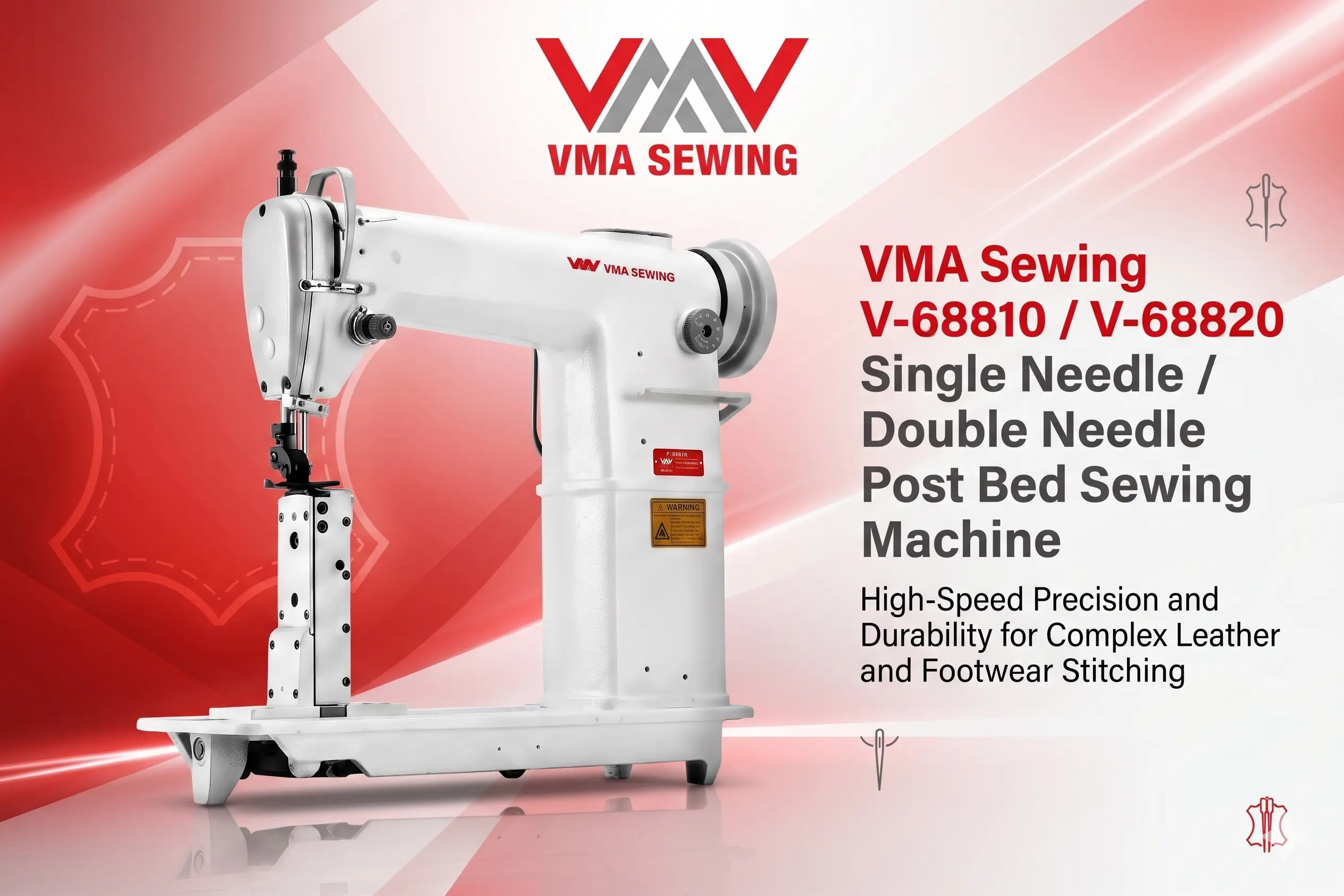 V-68810 / V-68820  Post-bed sewing machine