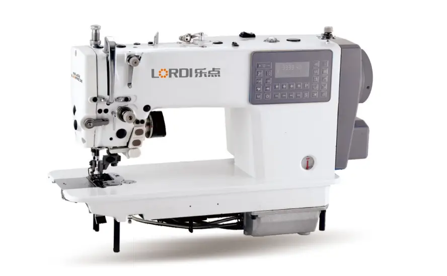 L7F-T Double Step Needle Feeding Lockstitch Sewing Machine with Cone