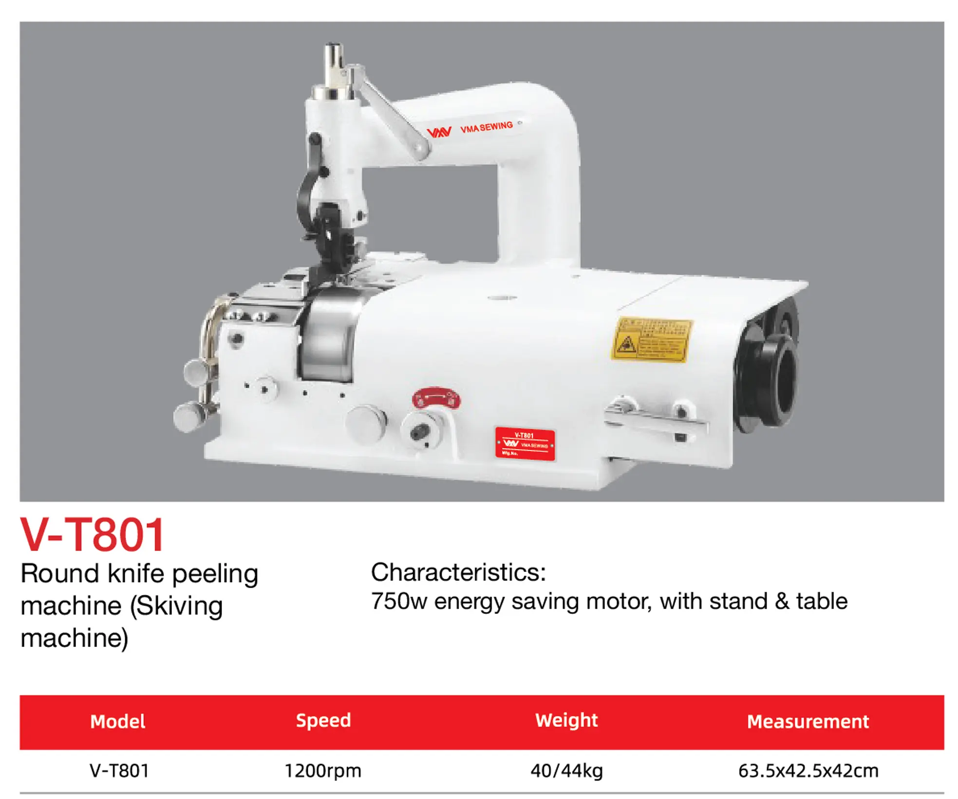 V-T801 Skiving machine