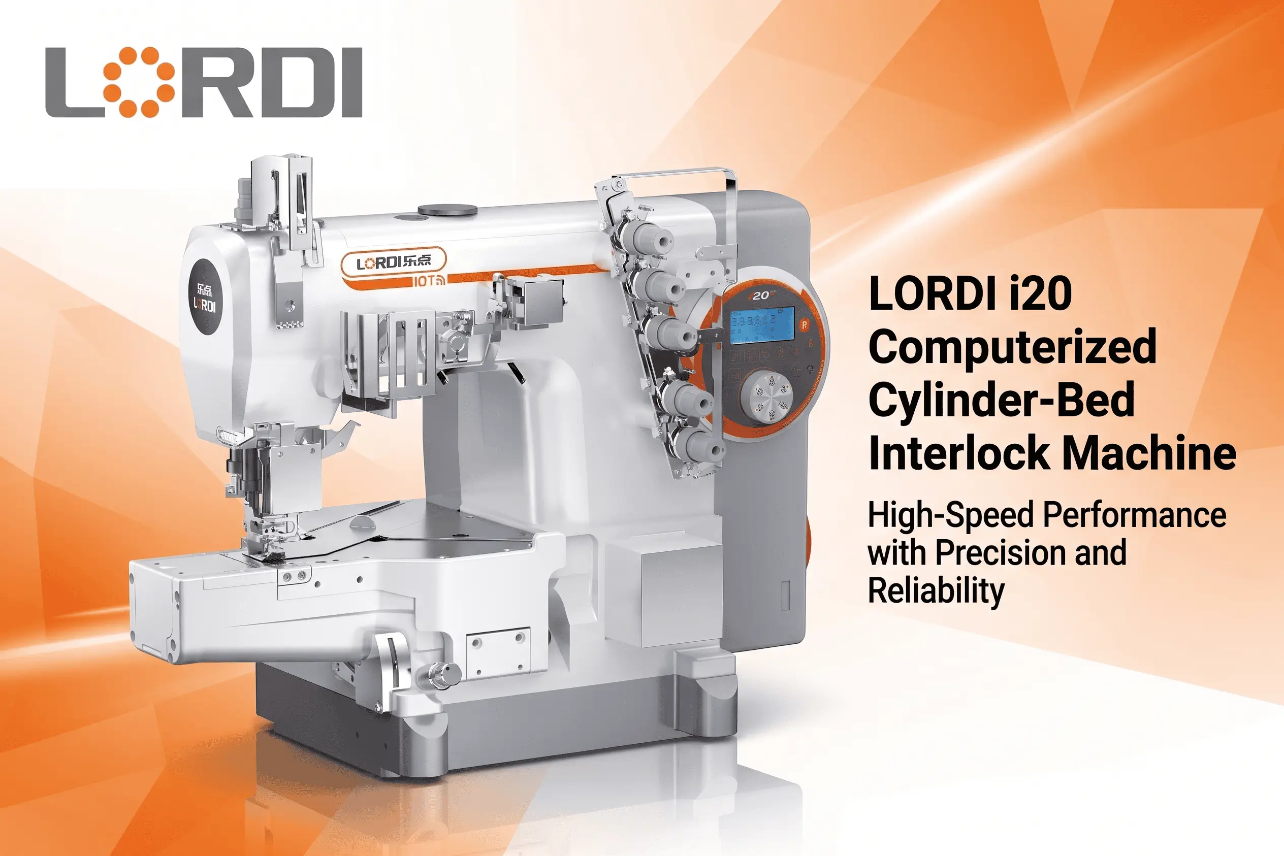 i20 Computerized cylinder-bed interlock sewing machine
