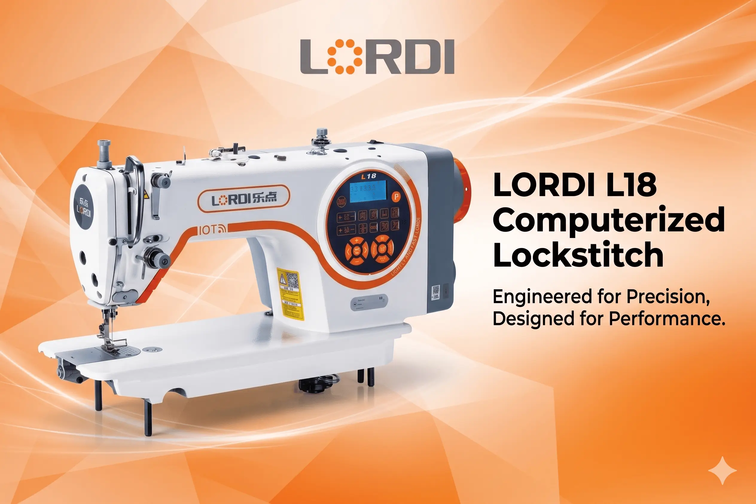 L18 Computerized Lockstitch Sewing Machine